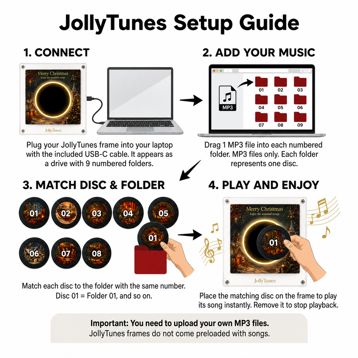 JollyTunes™ Vinyl Player